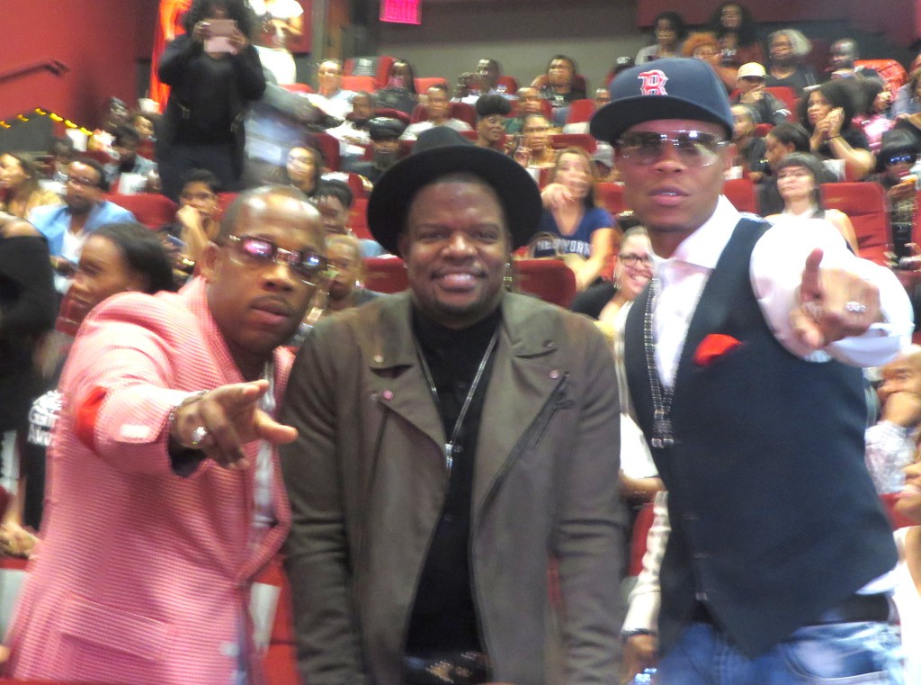 Michael and Ricky with Ronnie Devoe! I know you're thinking great seats, right? Yep. Lol