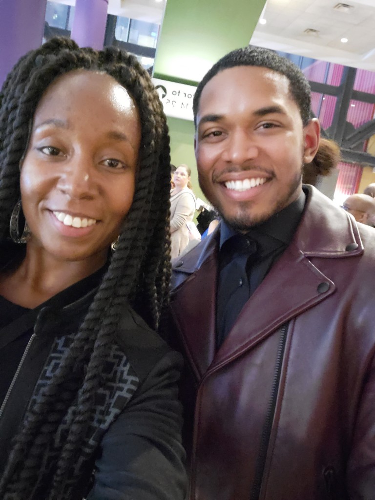 Karen with Kelvin Harrison Jr